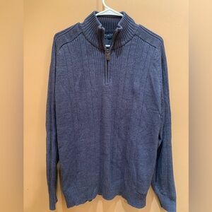 PGA TOUR Mock Neck Quarter Zip Pullover Sweater Size XL